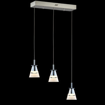 Alain Adjustable Metal Integrated LED Pendant - JONATHAN Y